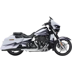 Czarne wydechy z regulacją głośności KessTech Harley Touring 114" 2019-2020, CVO 2017 / 171-1442-769