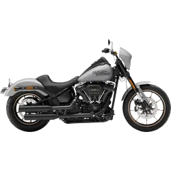 Czarne tłumiki z regulacją głośności KessTech Harley Softail Low Rider S 114" 2020 / 201-2172-765