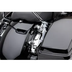 Czarny zestaw montażowy oparcia, bagażnika, szybki montaż Harley Touring 2014- / zdjęcie poglądowe