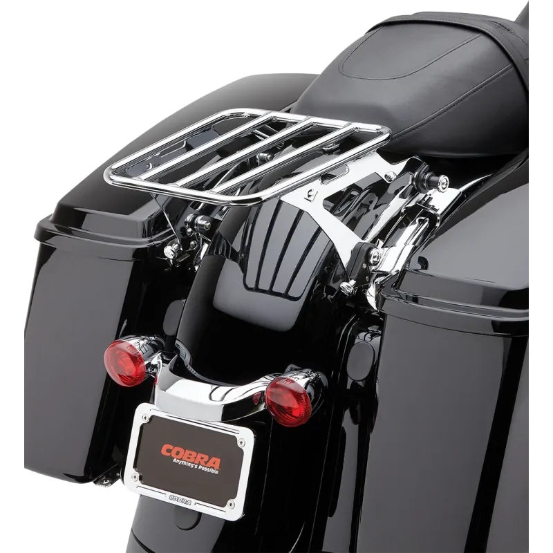 Chromowany bagażnik Cobra szybki montaż Harley-Davidson Touring / COBRA 602-2500