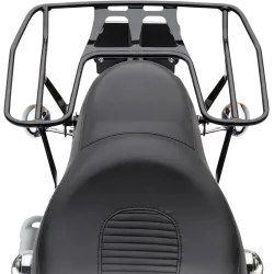 Czarny bagażnik Cobra BA Harley-Davidson Dyna 2006-2017 z siedzeniem OEM / COBRA 602-2630B