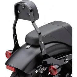 Czarne szybko zdejmowalne oparcie pasażera "mini", '00-'17 Harley Softail