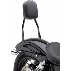Czarne oparcie pasażera 06-17 Harley-Davidson Dyna FXD/FXDB/FXDC