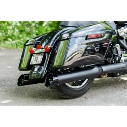 Czarne tłumiki S&S 4,5" MK45 Cutlass Harley-Davidson Touring M8 2017- / PE 18011493 / 550-1010
