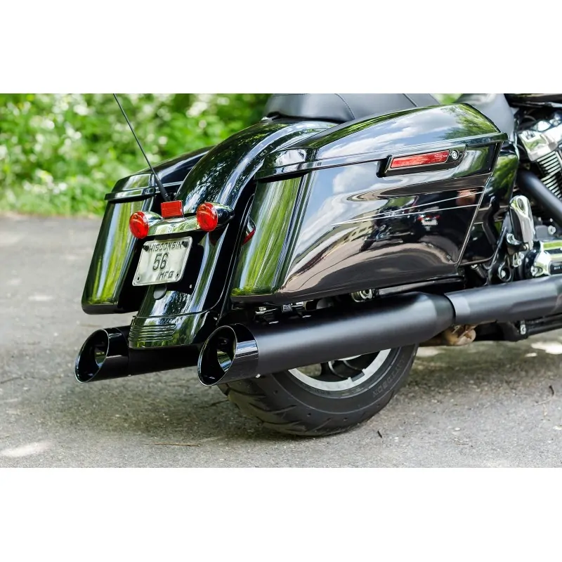 Czarne tłumiki S&S 4,5" MK45 Cutlass Harley-Davidson Touring M8 2017- / PE 18011493 / 550-1010