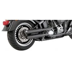 Tłumiki V&H Twin Slash 3" PCX chrom, 07-17 Harley-Davidson Softail FLSTF Fat Boy