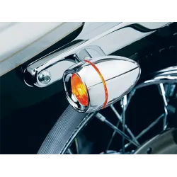 Motocyklowe pomarańczowe klosze kierunkowskazów Harley-Davidson bullet / KY-2108