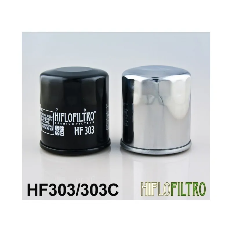 Filtr oleju Hiflo do motocykli Yamaha, Honda i Kawasaki / HF303