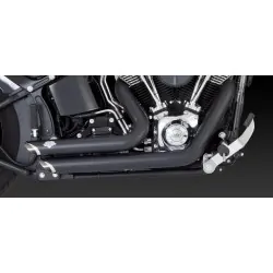 Motocyklowy układ wydechowy Shortshots Staggered czarny / V47225
