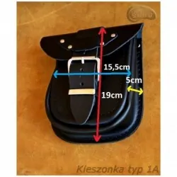 Kieszonki boczne do kufrów - gładkie / SA-Ki1A - wymiary