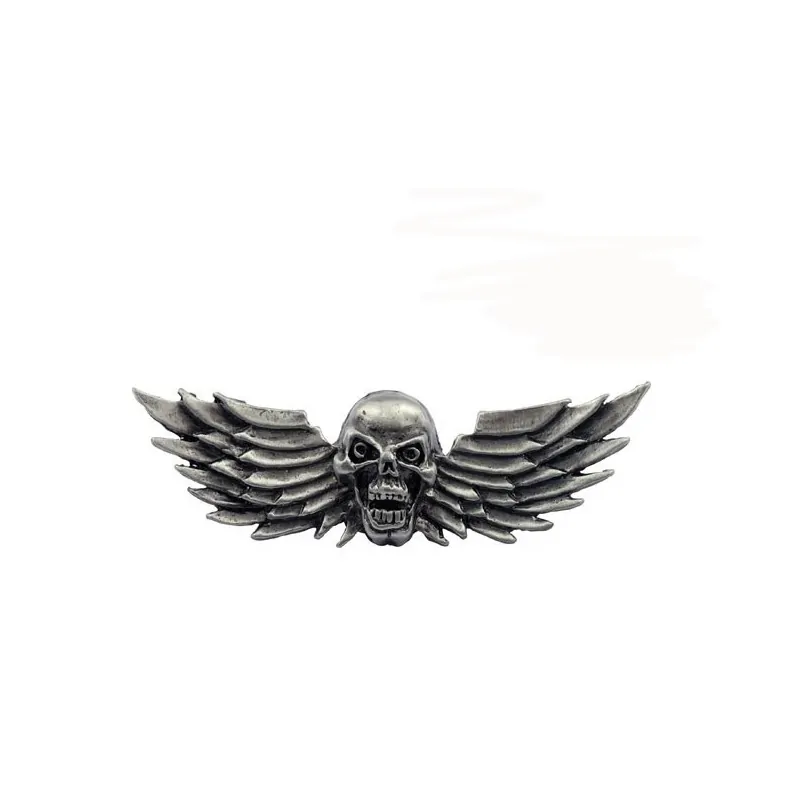 Emblemat motocyklowy czaszka ze skrzydłami / TOR 8083971